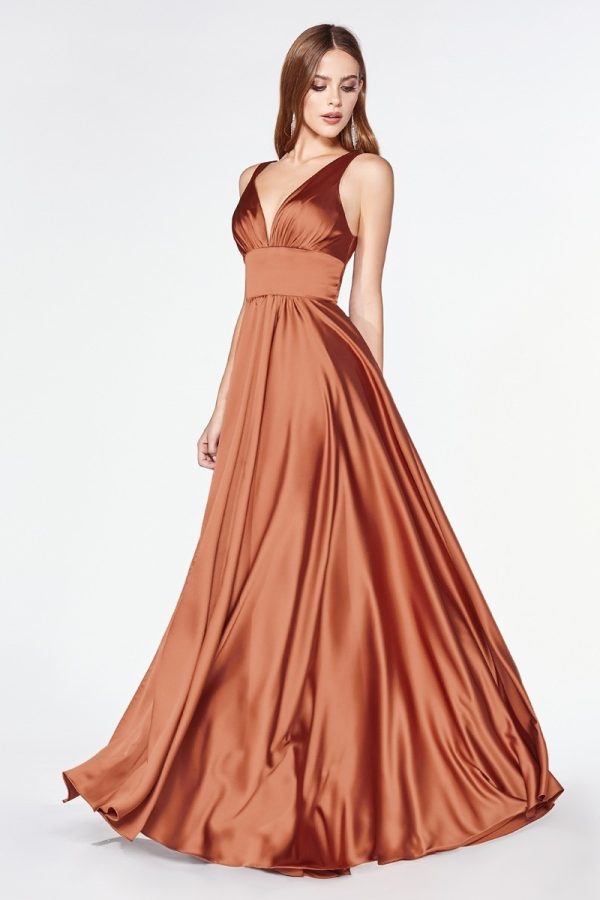 Satin A Line Dress - Image 10