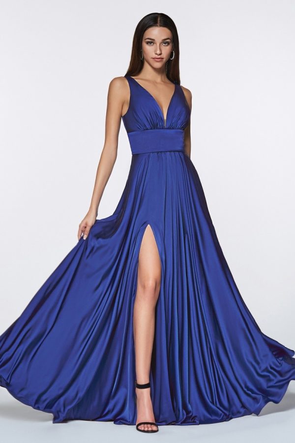 Satin A Line Dress - Image 13