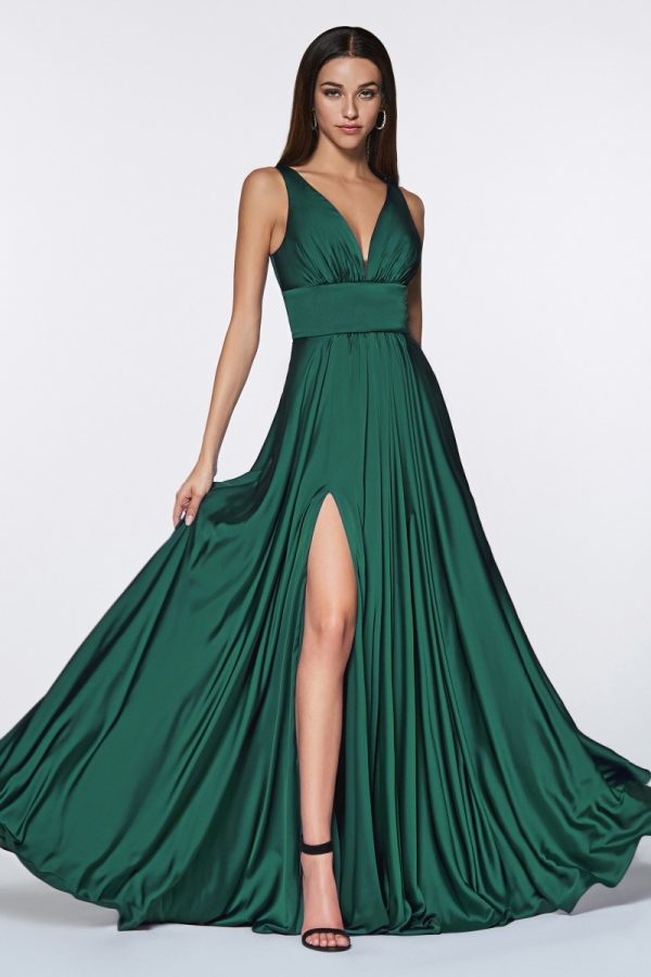 Satin A Line Dress - Image 5