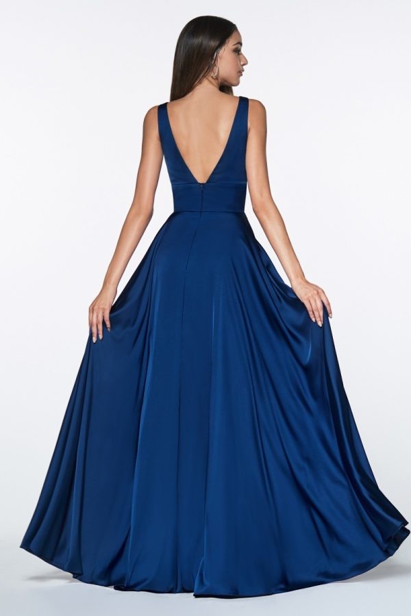 Satin A Line Dress - Image 9