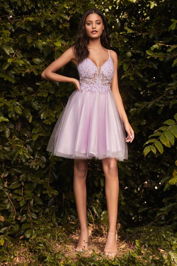 SHORT A-LINE COCKTAIL DRESS - Image 4