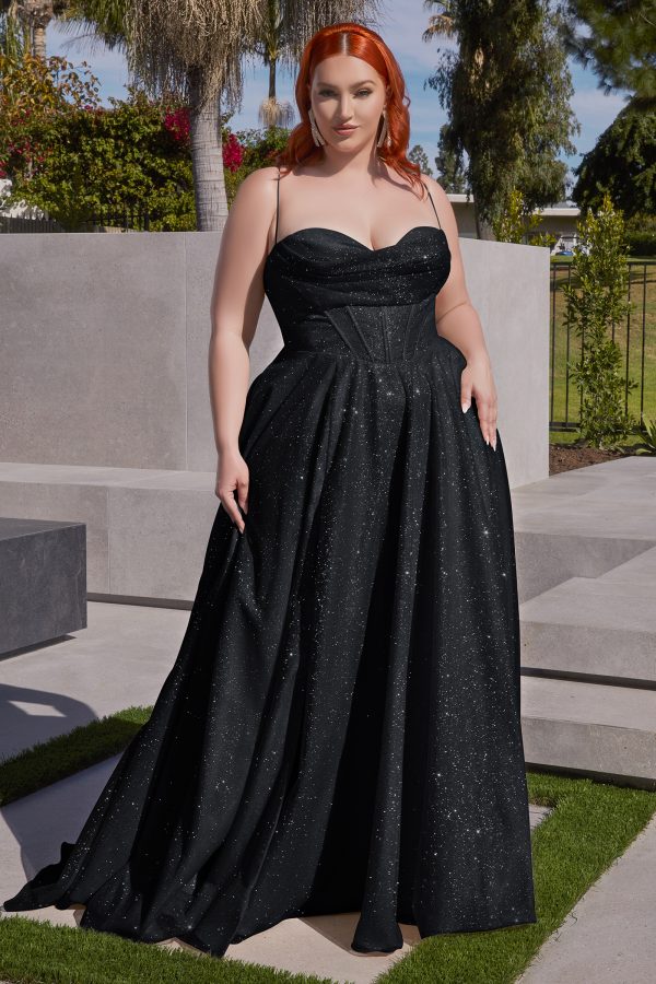 GLITTER A-LINE GOWN - Image 3