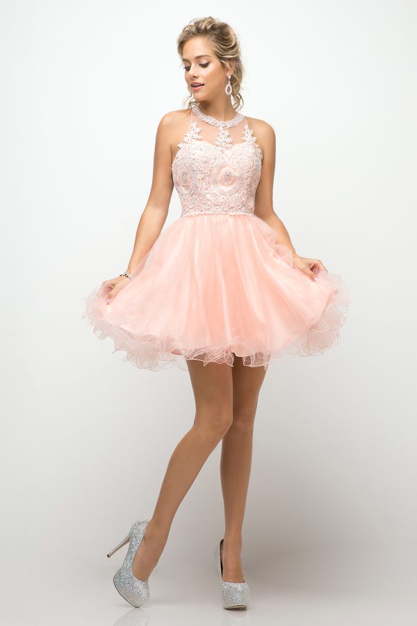 SHORT LAYERED COCKTAIL DRESS - Image 2