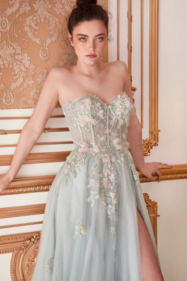 PENELOPE BLOSSOM GOWN WITH OVERSKIRT - Image 3