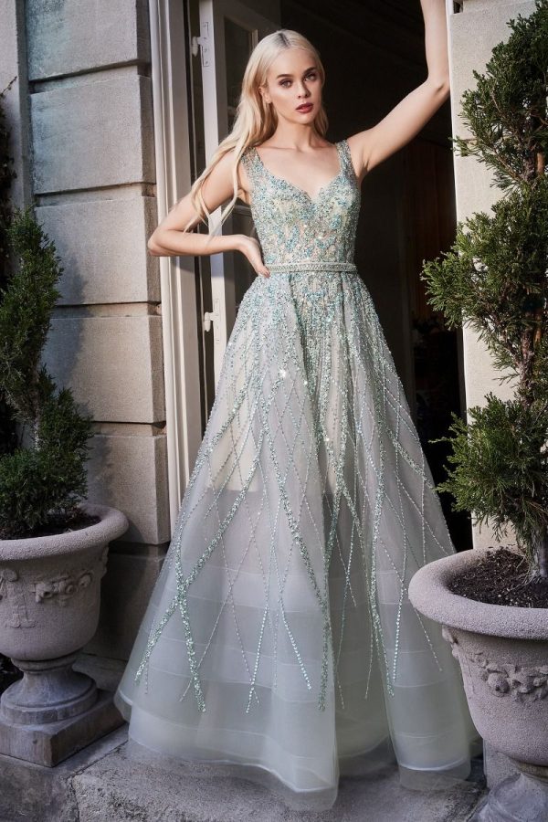 GEMMA JEWEL BEADED BALL GOWN - Image 3