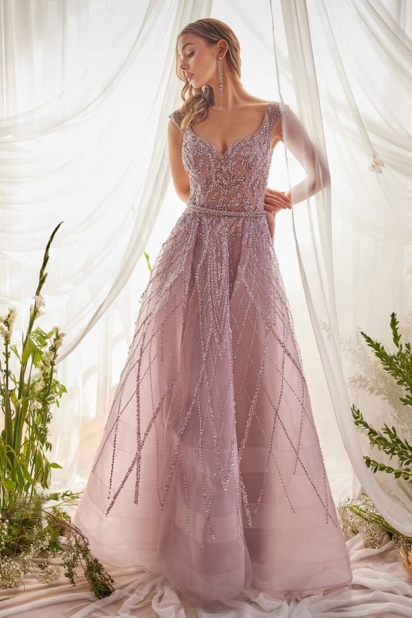 GEMMA JEWEL BEADED BALL GOWN