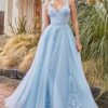 PASTEL ELYSIUM LACE V-NECK GOWN - Image 2