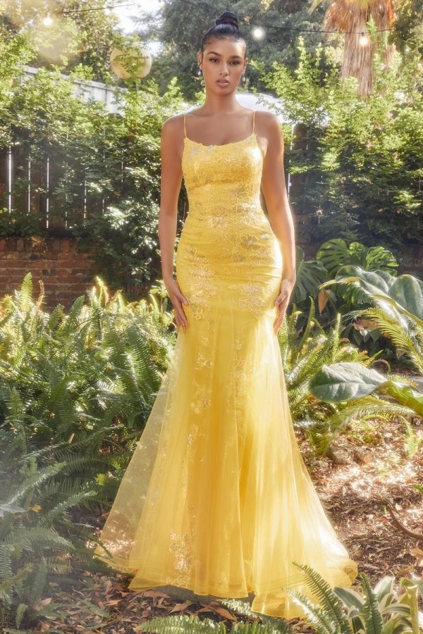IRIDESCENT LACE MERMAID GOWN