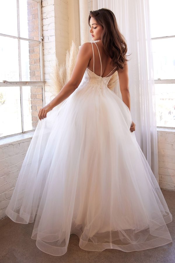 LAYERED TULLE BRIDAL GOWN - Image 3