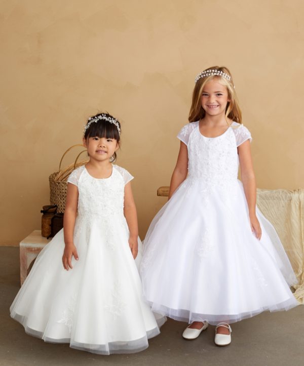 Illusion Sleeve with Lace Bodice