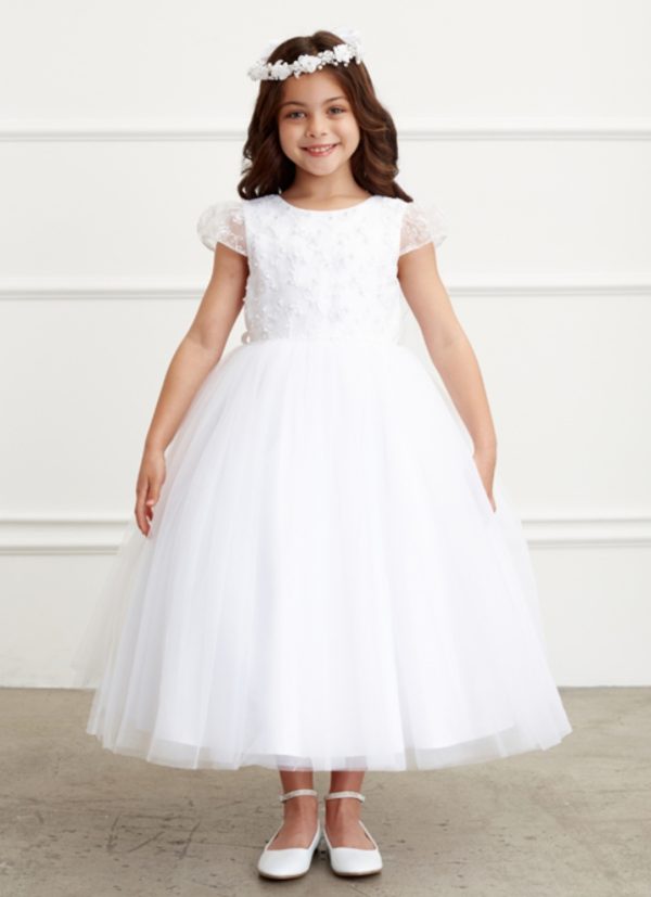 Corded Lace Bodice with Pearls and Sequins