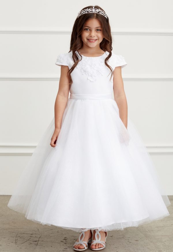 Satin Bodice with Cap Sleeves