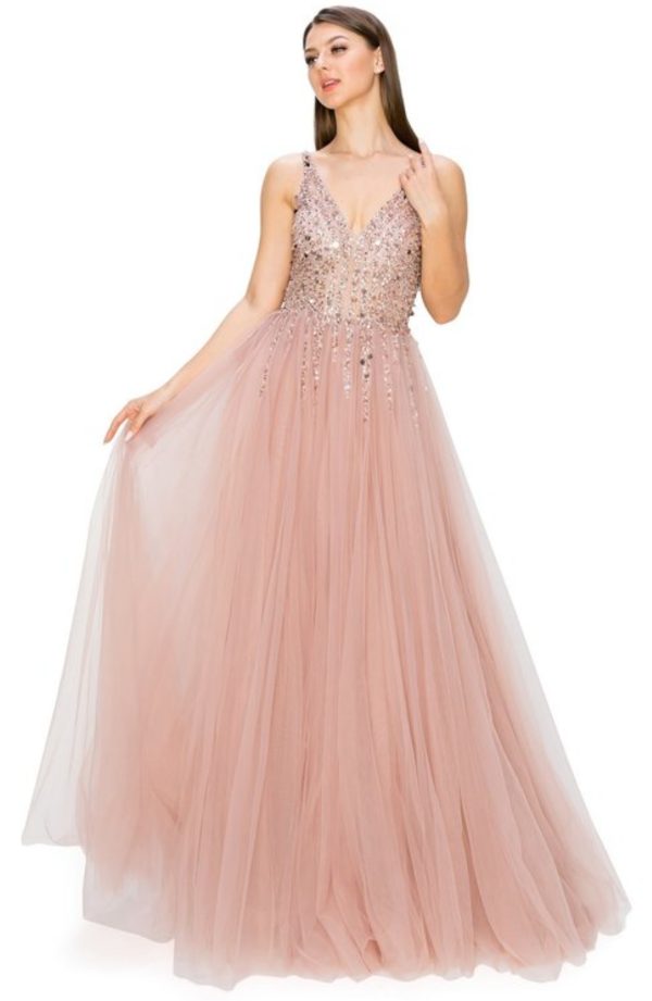 Sequin Lace Tulle Dress