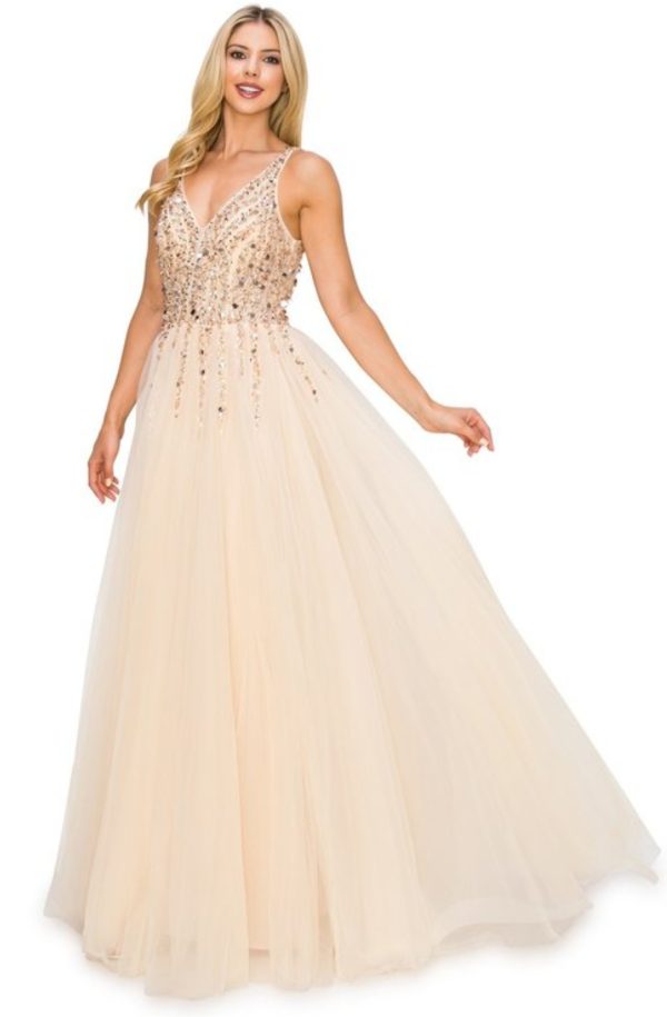 Sequin Lace Tulle Dress - Image 3