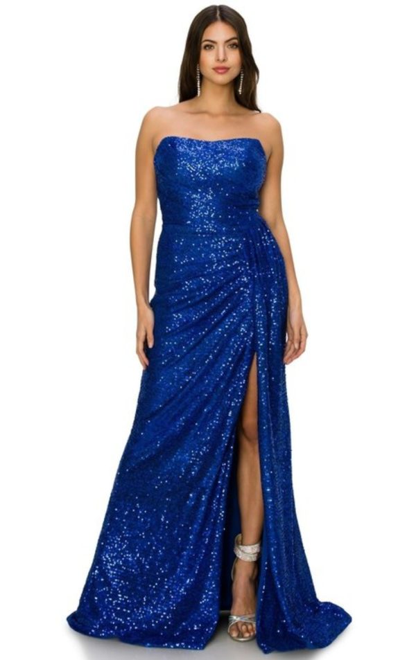 Sequin Evening Dress - Image 4