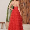 LAYERED TULLE FULL SKIRT DRESS - Image 2