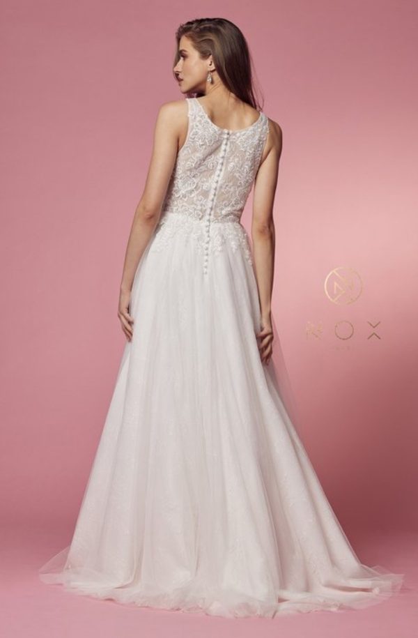 FLOWER APPLIQUE DRESS - Image 2