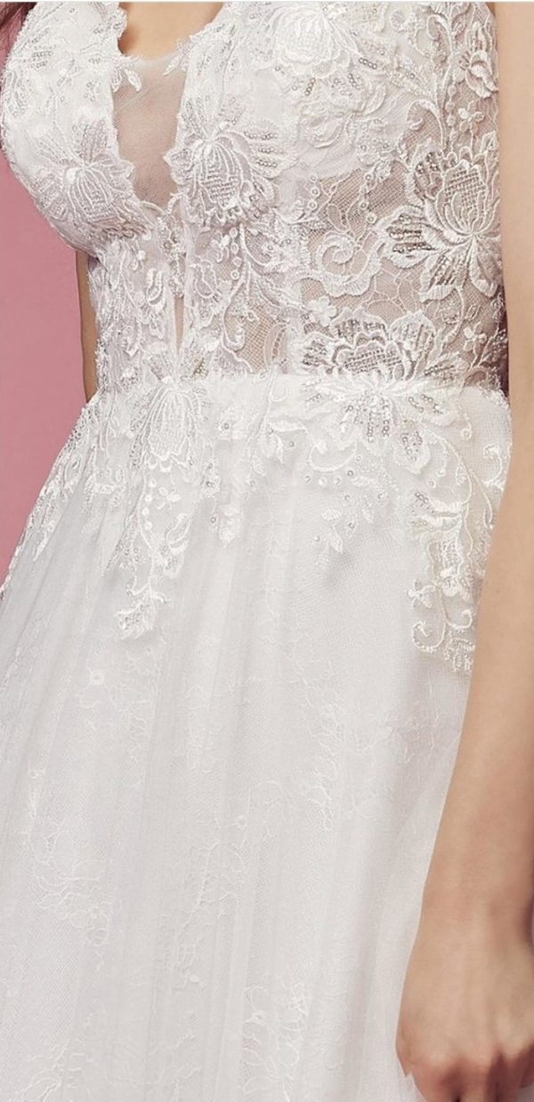 FLOWER APPLIQUE DRESS - Image 3