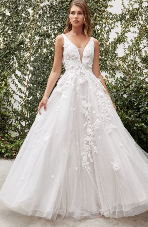 GARDENIA LACE WEDDING BALL GOWN