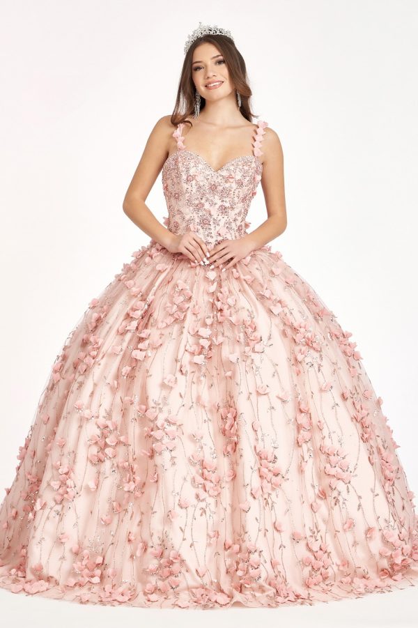 GL1959 Elizabeth K Beads and Jewel Embellished Bodice Sweetheart Quinceanera Dress - Image 2