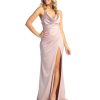 Sexy Satin Dress with Exposed Back - Image 8
