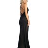 Sexy Satin Dress with Exposed Back - Image 7