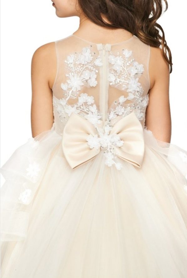 3D Tulle Flower Girl Dress - Image 5